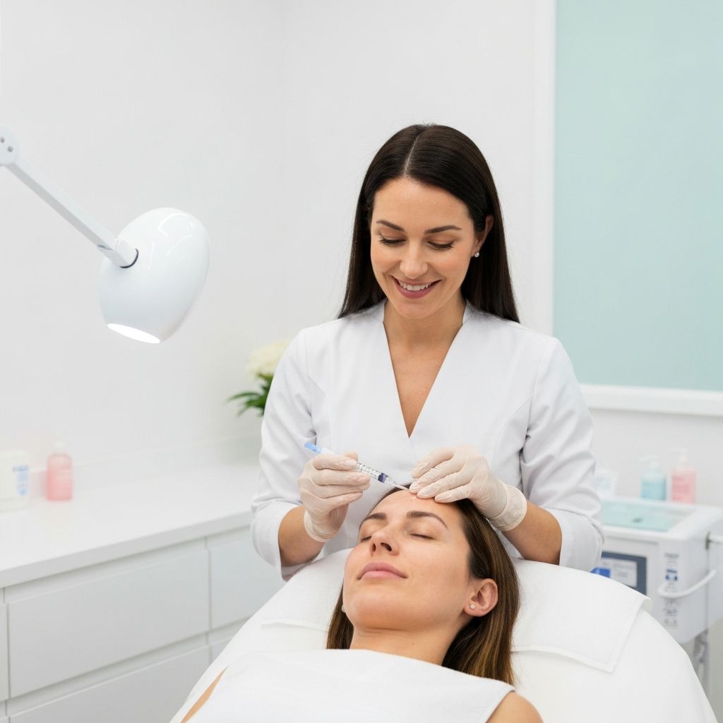 Professional Botox injection treatment for wrinkles and fine lines in Franklin Wisconsin